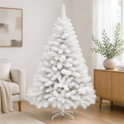 2.1M White Christmas Tree - A Festive Essential