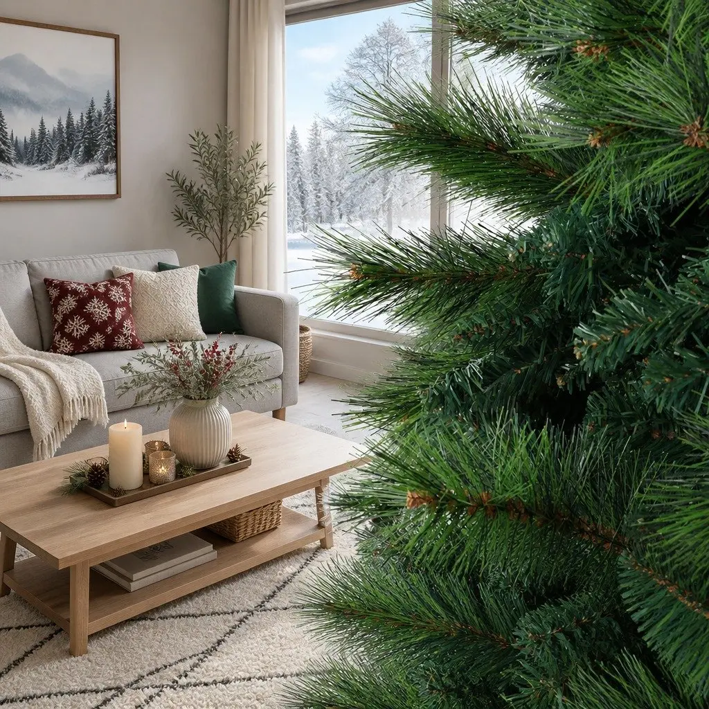 Christmas Tree Green 1.8M Artificial Pine Tree 1024 Tips Holiday Decoration