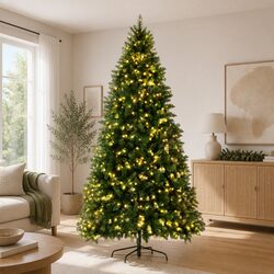 Concise and Cheerful: 2.7M Pre-lit Christmas Tree