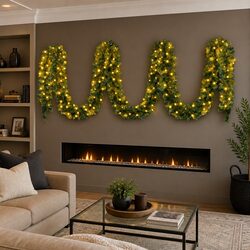 Friendly 20M Christmas Garland with 300 LED Lights for You