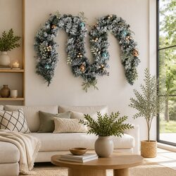 Your Friendly 2.7m Pre-lit Christmas Garland Awaits