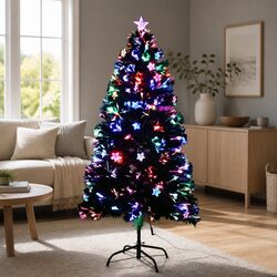 Compact 5FT LED Christmas Tree with Bright Lights