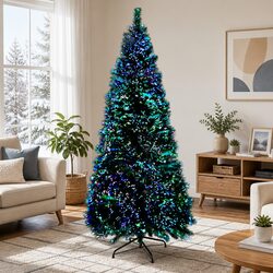 Compact 6FT Green Optic Fibre Christmas Tree