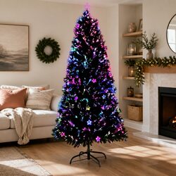 7ft LED Christmas Tree with Multi-Colour Lights, Short Descriptions
