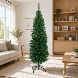 6FT Green Christmas Tree with Easy Setup