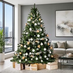 Simple Yet Stunning 7FT Green Christmas Tree