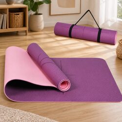 Yoga Mat 6mm with Alignment Lines