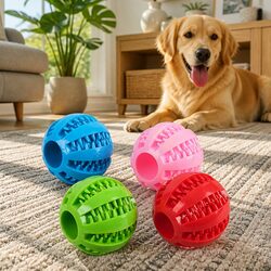 Interactive Dog Treat Ball: Fun for Your Pet
