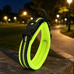 Concise XL Heavy Duty Dog Collar with Safety Features