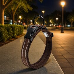 Reflective Dog Collar with Strong Build and Safety Features