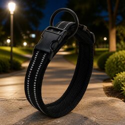 Heavy Duty Dog Collar: Secure and Reflective