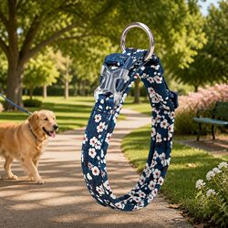 Floral Dog Collar XL - Stylish, Comfortable, Reliable