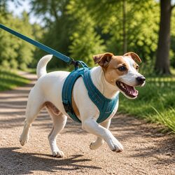 Sports No Pull Dog Harness Reflective Medium Large Extra Heavy Duty Blue L