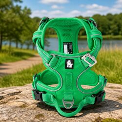 No Pull Dog Harness: Breathable Mesh & Reflective, M