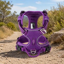 XS Purple No Pull Dog Harness - Built for Adventure