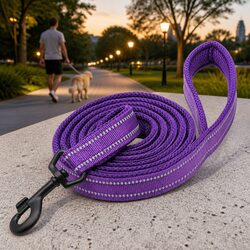 Reliable 2m XS Purple Dog Leash with Easy Grip