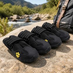 Concise Dog Booties: Weatherproof and Reflective