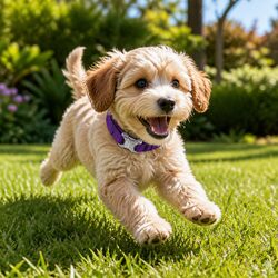 Compact XS Purple Dog Collar Perfect for Active Puppies