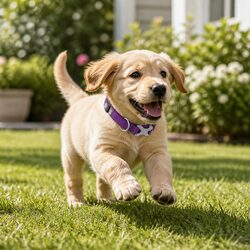 Concise XL Purple Reflective Dog Collar