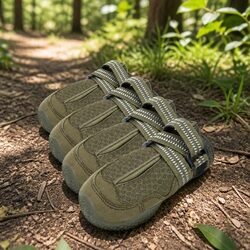 Concise Design Dog Booties for Outdoor Safety