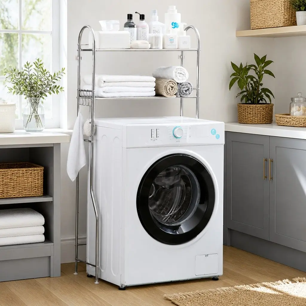 2-Layer Laundry Storage Rack
