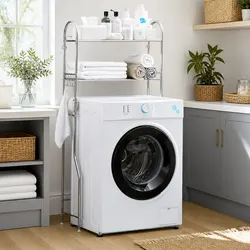 Compact and Sturdy 2-Layer Laundry Storage Rack