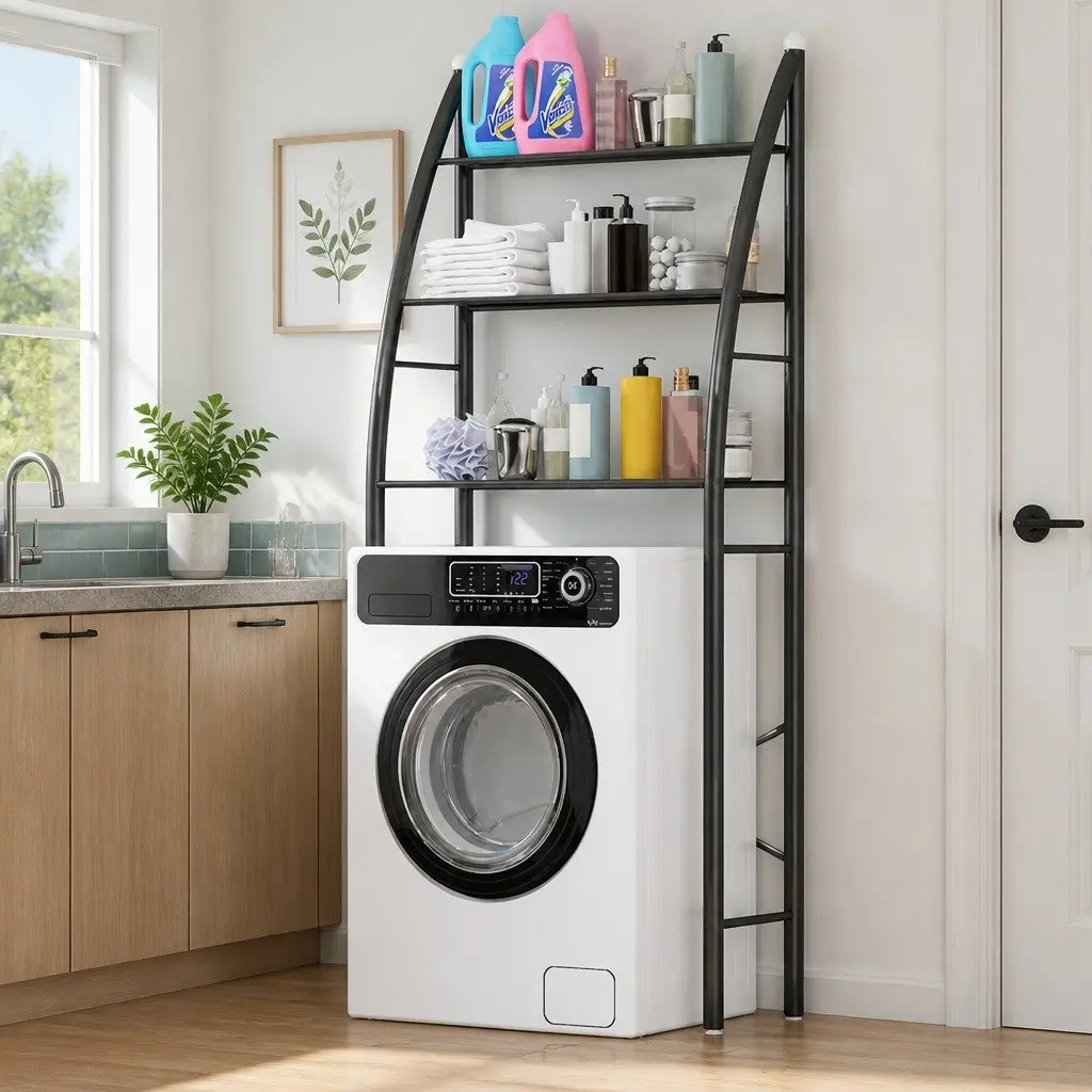 3-Tier Storage Rack for Laundry Essentials