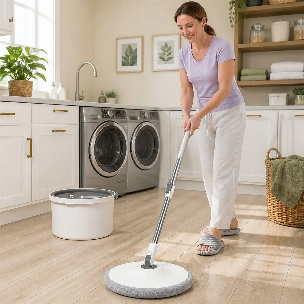 Flat Mop with Unique Dehydration