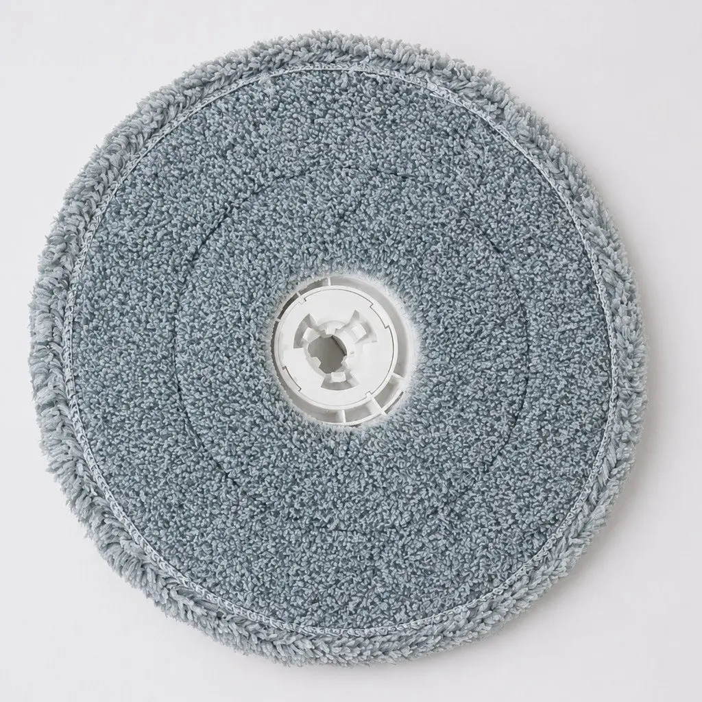 Flat Mop Grey White 102x18x23cm Rotary Hand-Wash-Free Sewage Separation Cleaning