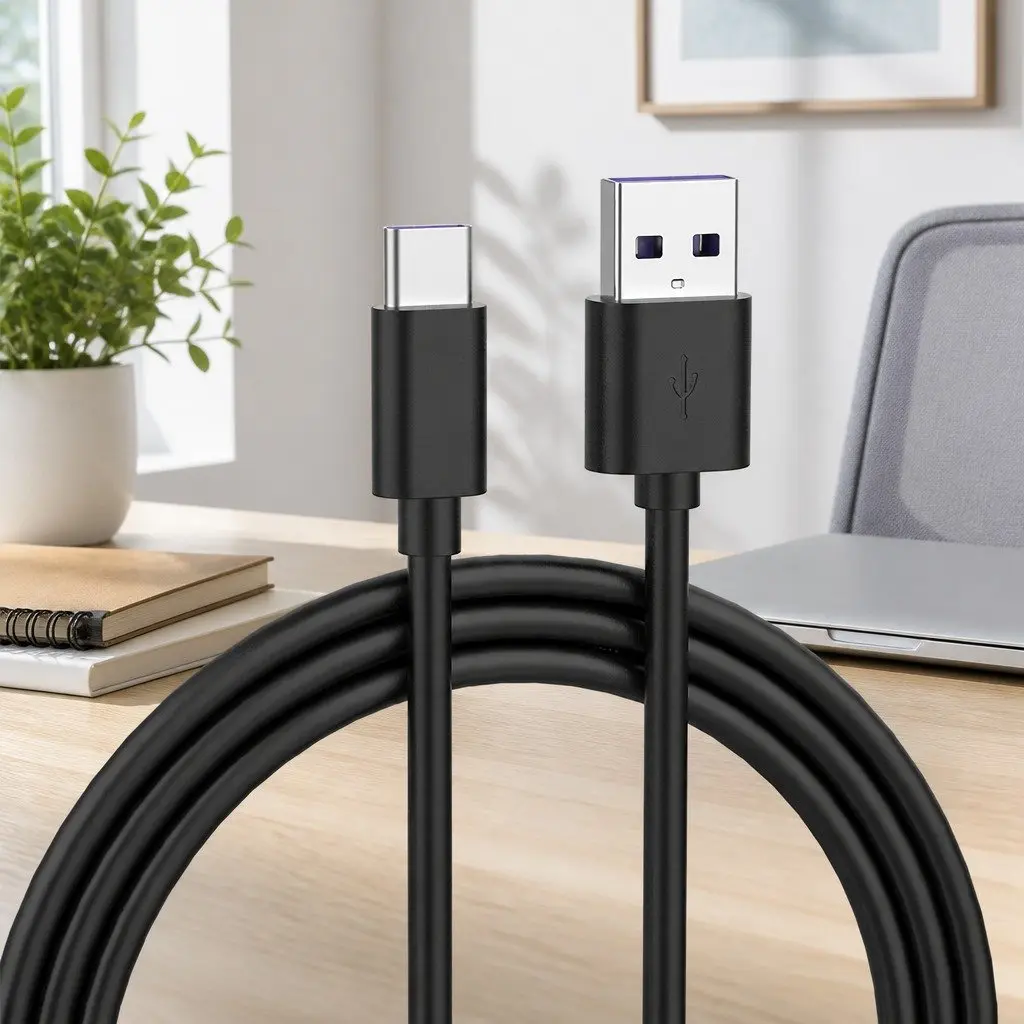 USB-C to USB-C PD Fast Charge Cable 40W Power Charger Lead