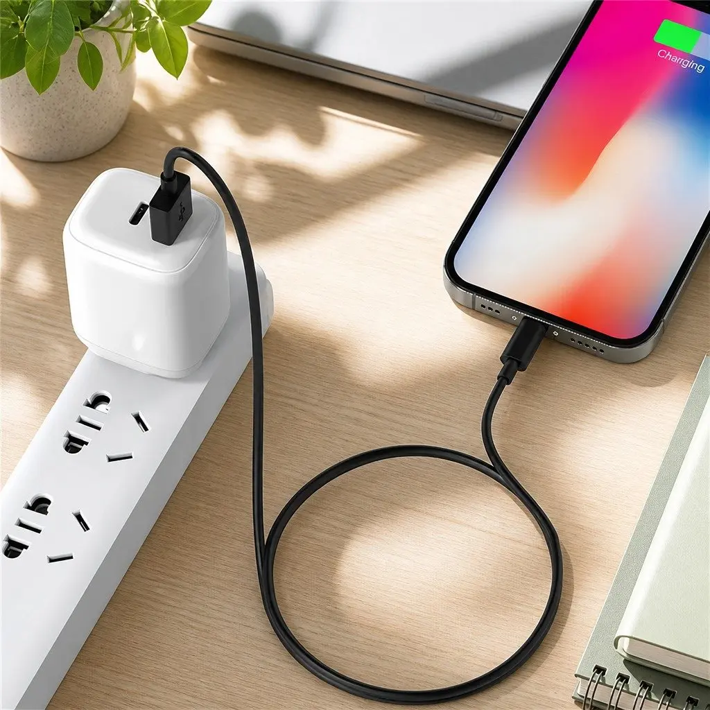 USB-C to USB-C PD Fast Charge Cable 40W Power Charger Lead