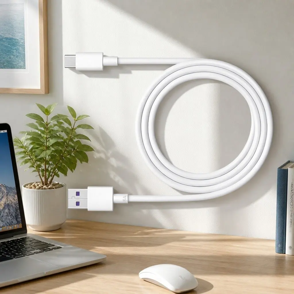 USB to USB-C Fast Charging Cable for Samsung Huawei Android Smartphones