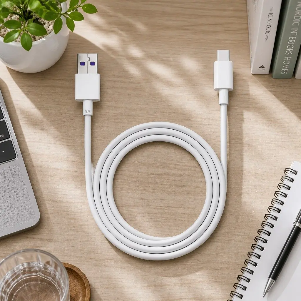 USB to USB-C Fast Charging Cable for Samsung Huawei Android Smartphones