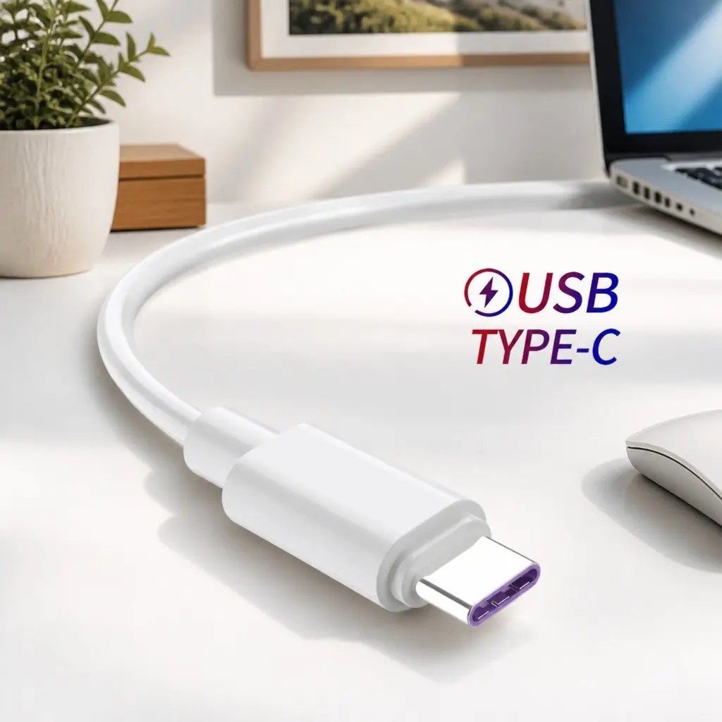 USB to USB-C Fast Charging Cable for Samsung Huawei Android Smartphones