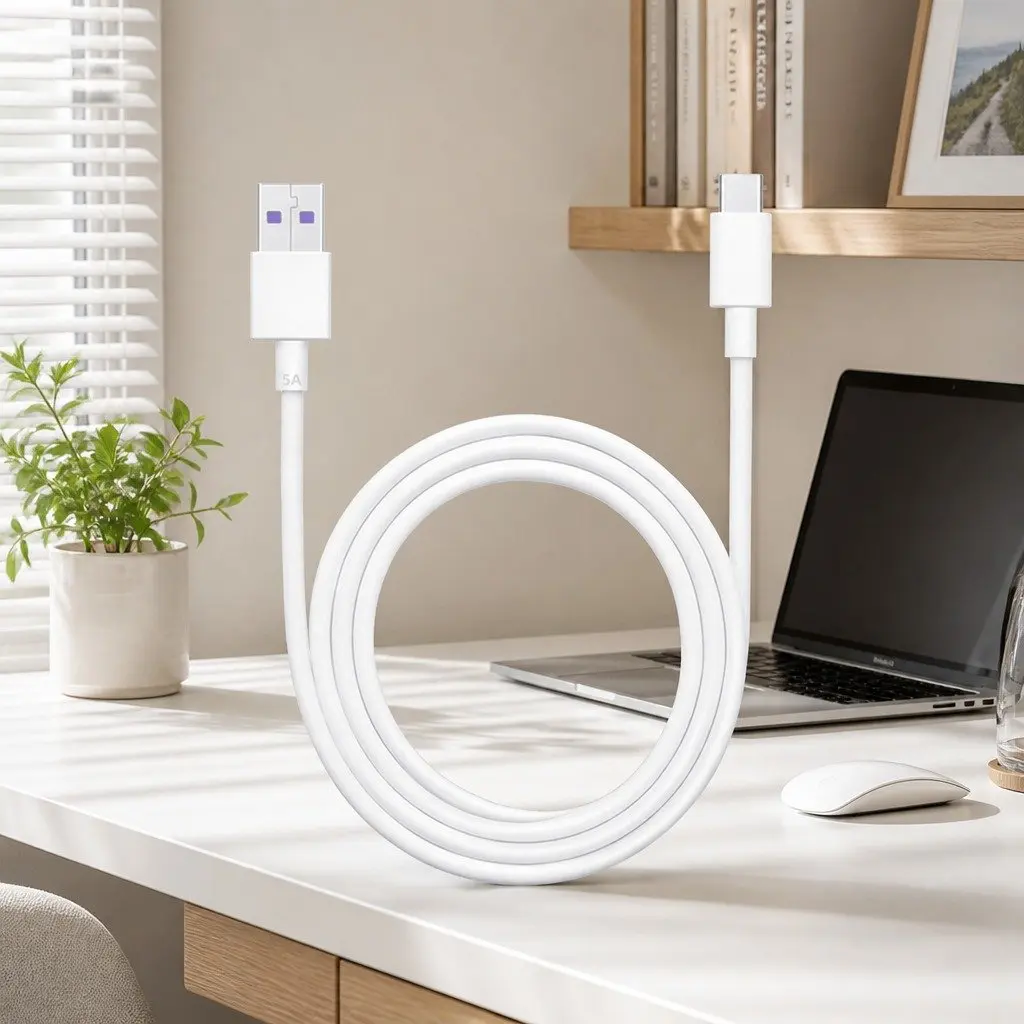USB to USB-C Fast Charging Cable for Samsung Huawei Android Smartphones