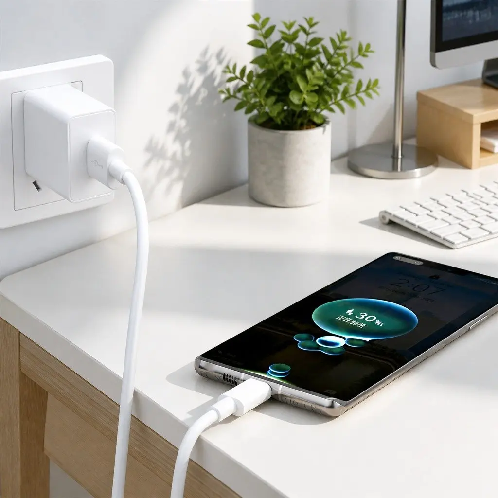 USB to USB-C Fast Charging Cable For Samsung Vivo Mobile Phone Data Transfer