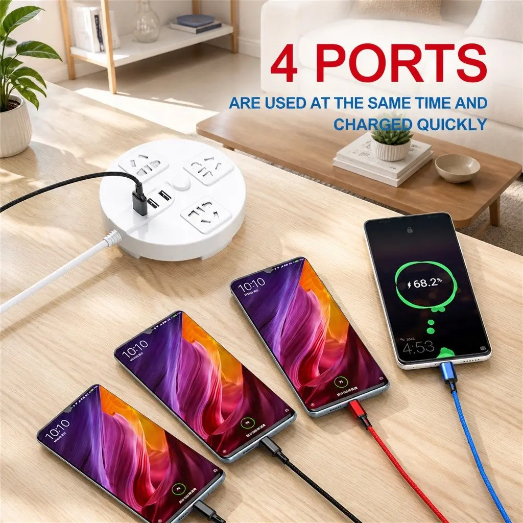 4-in-1 USB Cable for Quick Charging