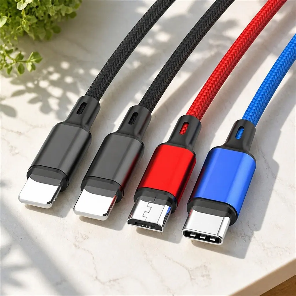 4-in-1 USB Cable for Quick Charging