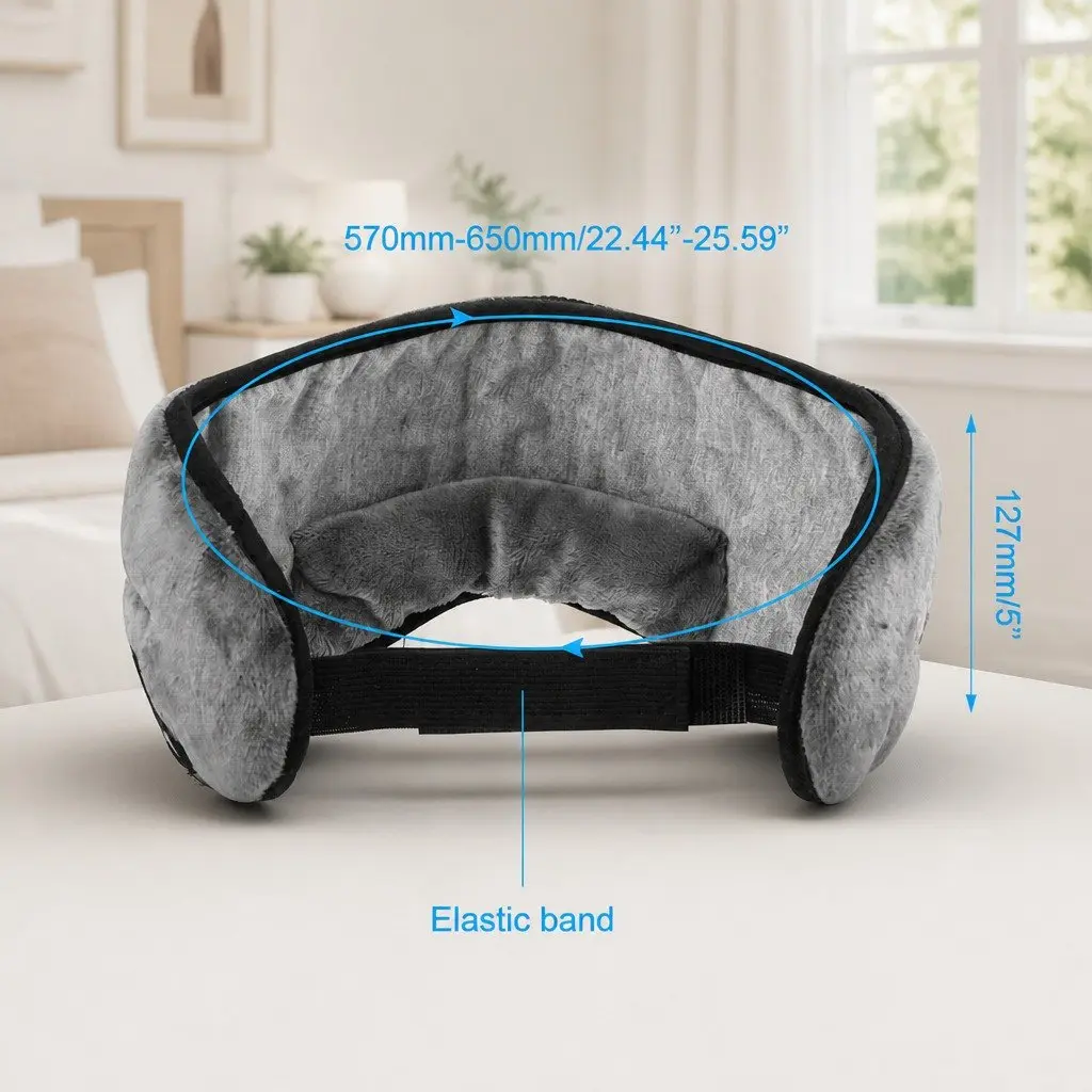 Bluetooth Eye Mask Blue 13x16.5x6cm Wireless Stereo Headphones for Music and Rest