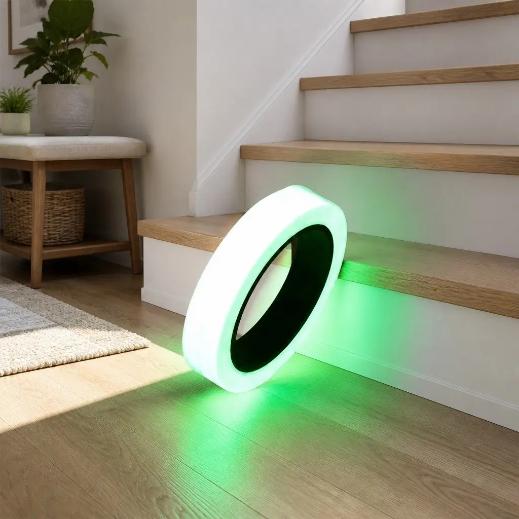 Glow-in-the-Dark Anti-Slip Stair Tread Safety Sticker Fluorescent Green