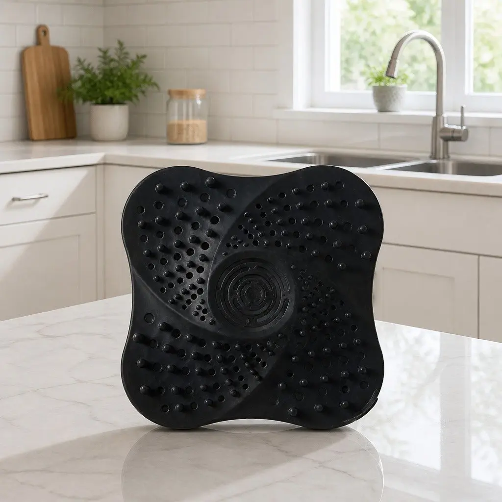 Silicone Drain Cover Black 13cm Odor Proof Anti Blocking Filter for Kitchen Sink Toilet
