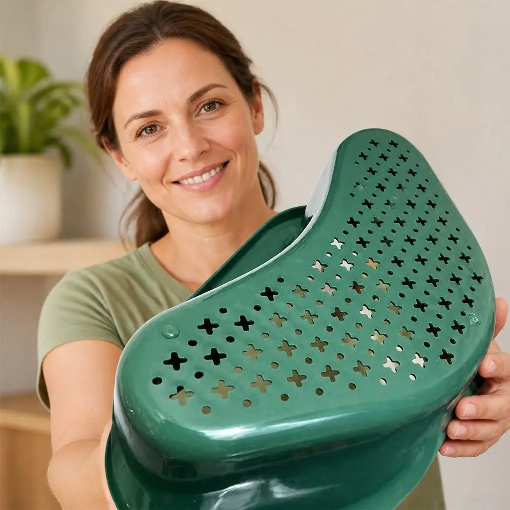 Non-Perforated Fruit Vegetable Basket Drainage Dang Type Dry Wet Separation