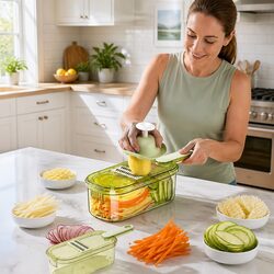 Peeler Slicer Shredder Vegetable Fruit Kitchen Cutter Multi-Functional Tool Set