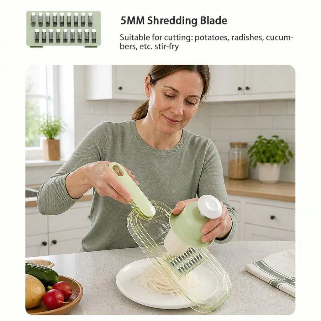 Peeler Slicer Shredder Vegetable Fruit Kitchen Cutter Multi-Functional Tool Set