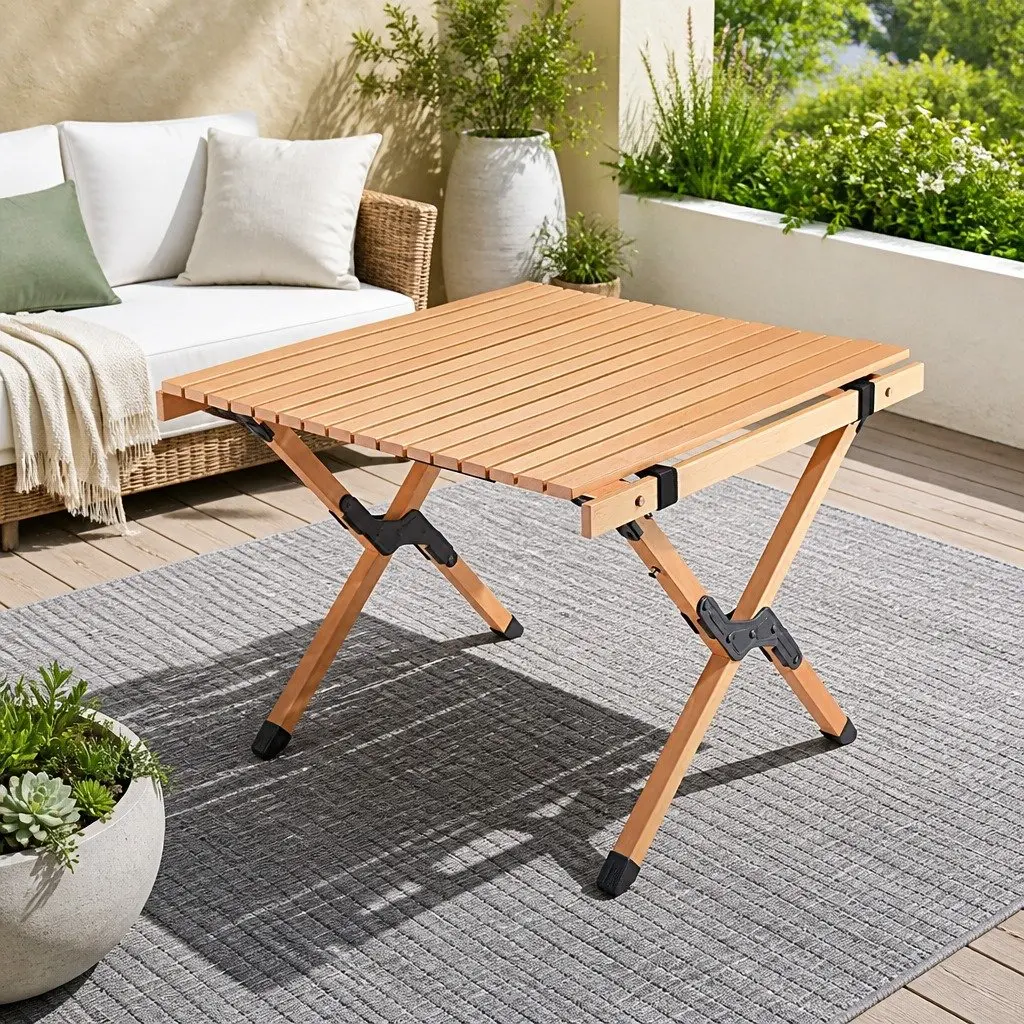 Camping Table and Chairs Set Outdoor Picnic Furniture Beach Portable Desk