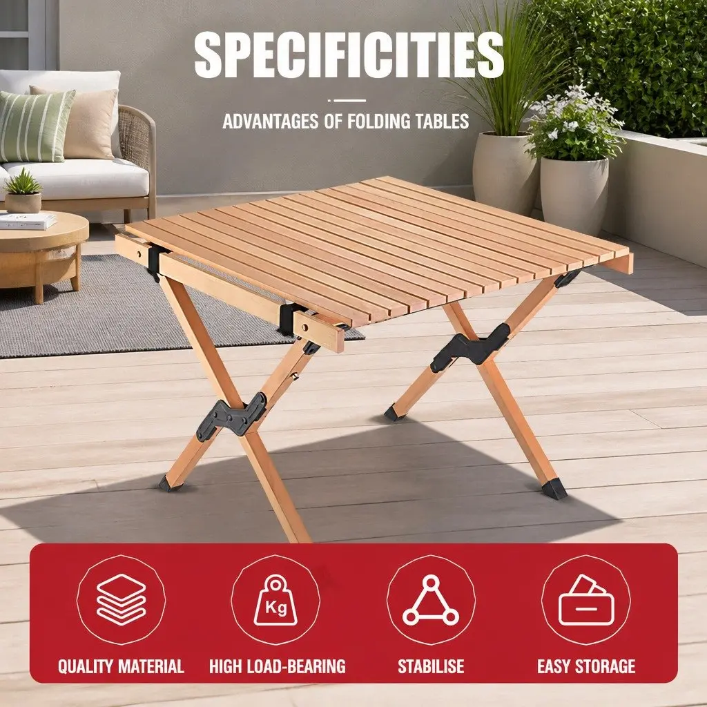 Camping Table and Chairs Set Outdoor Picnic Furniture Beach Portable Desk
