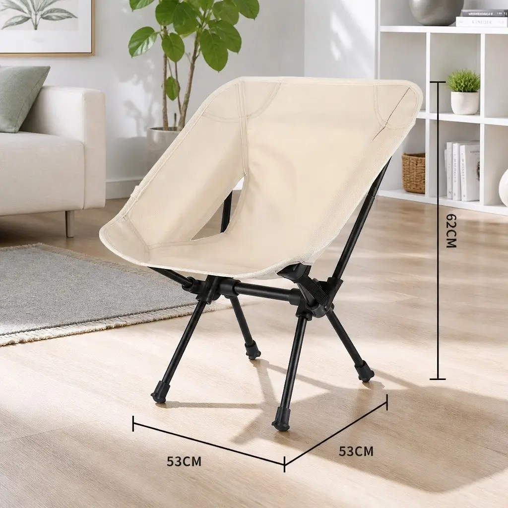 Outdoor Fishing Camping Moon Chair Foldable Portable Lightweight Seat Garden
