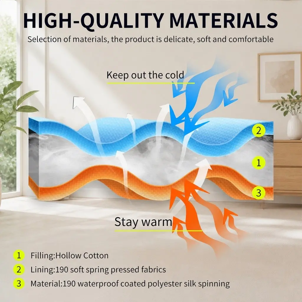 Outdoor Sleeping Bags Waterproof Envelope Design Rectangular Quilts Camping