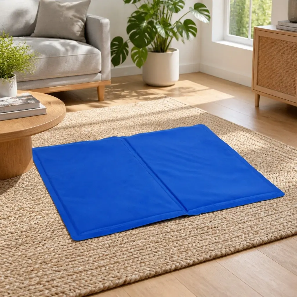 Pet Cooling Cushion Ice Mat Dog Cat Summer Comfort Multi Functional M Size