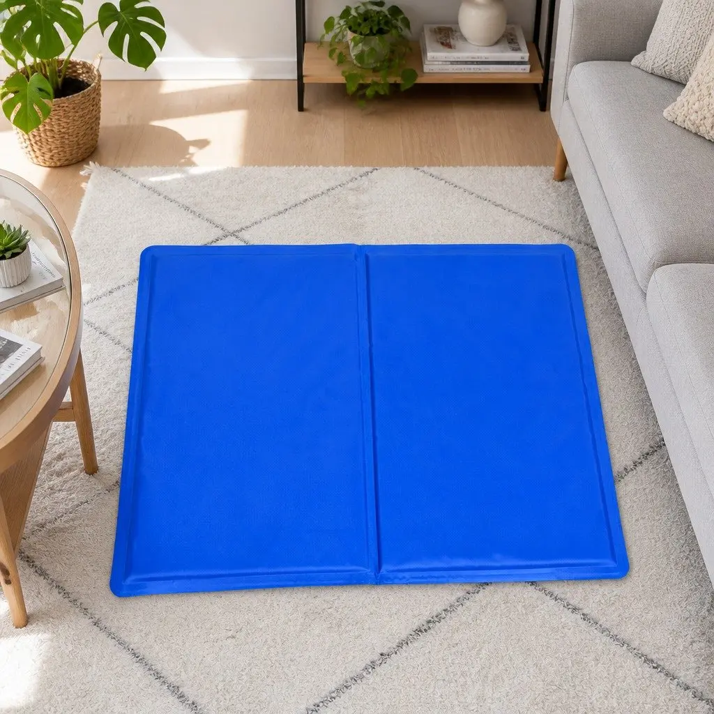 Pet Cooling Cushion Ice Mat Dog Cat Summer Comfort Multi Functional M Size